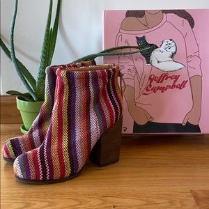 Jeffrey Campbell Rumble Fab Booties NWOT